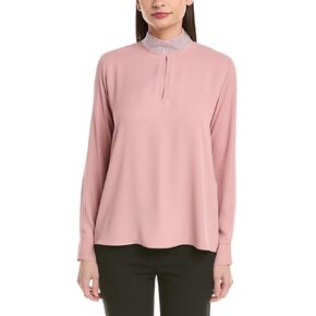 Joseph Ribkoff Women's Recycled Soft Twill Straight Top in Kuwait