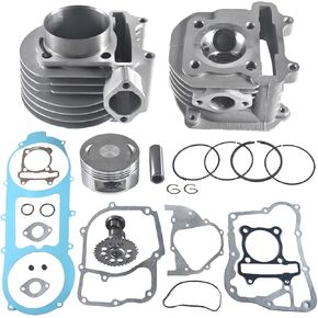 طقم أسطواني كبير 61 مللي متر 170cc 180cc مناسب لمحركات GY6 125cc 150cc 152QMI 157QMJ والدراجات البخارية والمركبات ATV in Kuwait