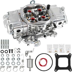 Carburetor 750 CFM 4150 Model 4 Barrel Double Pumper Fit for Holley Quick Fuel Brawler race series Carburetor w/Mechanical Secondary, No Choke, Dual Fuel Inlet and Square Bore Flange, #BR-67200 in Kuwait