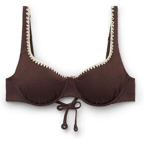 CALZEDONIA Woman's Balconette Swimsuit Top Bicolor Embroidery in Kuwait