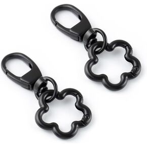 2Pcs Metal Spring Clasps Double Opening keychain Clip Hardware Accessories for Handbag DIY Bags Key and Craft Making in Kuwait