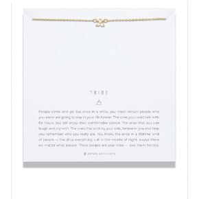 قلادة برايان أنتوني ترايب داينتي فريندشيب للنساء - قلادة قلادة أنيقة، لمسة نهائية مطلية بالذهب عيار 14 قيراط على النحاس، مجوهرات يومية خالية من النيكل، سلسلة طبقات، هدية على شكل سفر صيفي للشاطئ لها in Kuwait