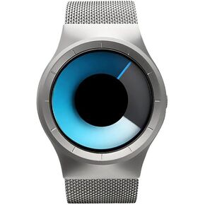 Holiday Gift for Him Men’s Sleek Tech-Style Watch with Innovative Revolving Dial | Matte Black Minimalist Design | Chic Daily Accessory for Fashion-Forward Guys in Saudi Arabia