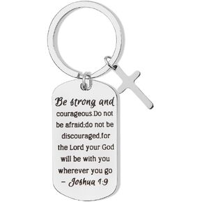 Christian Gift Keychain Inspirational Gifts for Women Religious Gifts for Sister Brother Christian Keychain Accessories for Women Men Birthday Christmas Gifts for Christian Cross Keychain in Kuwait