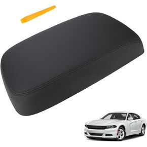Center Console Lid Cover Armrest Compatible with Dodge Charger Chrysler 300 2011-2021 Black Replaces 1VT06DX9AH 1VT06DX9AG 1VT06DX9AF 1VT06DX9AE in Kuwait