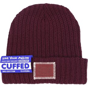 قبعة صغيرة من Love Your Melon Classics بأساور للرجال والنساء والأطفال، قبعة منسوجة من القطن الناعم، قابلة للتنفس، خفيفة الوزن، قبعة سميكة للجنسين in Kuwait