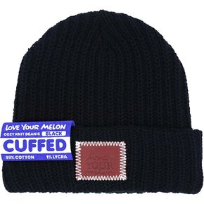 Love Your Melon Classics Cuffed Beanie for Men, Women & Kids, Soft Cotton Knit Hat, Breathable, Lightweight, Unisex Thick Cap in Saudi Arabia