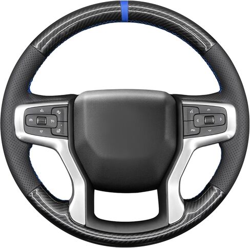 MEWANT Steering Wheel Cover for Chevy Silverado 1500/2500/3500/Blazer/Suburban/Tahoe Silverado Accessories Steering Wheel Wrap in Saudi Arabia