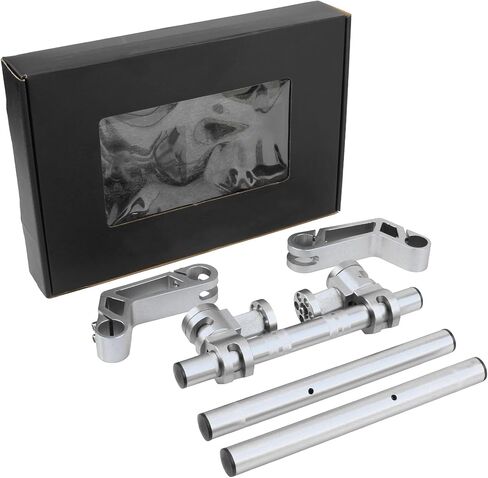 7/8" 22mm Adjustable Handlebar CNC Motorcycle Handle Bar Compatible with Universal 125cc Dirt Bike ATV Quad Silvery in Kuwait