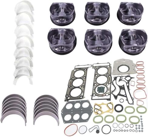 6pcs M276 Engine Rebuild Overhaul Kit Compatible With E350 ML300 R350 S350 C300 CLS300 ML350 SL350 S350 R350 3.5L V6 2011-2018 in Saudi Arabia