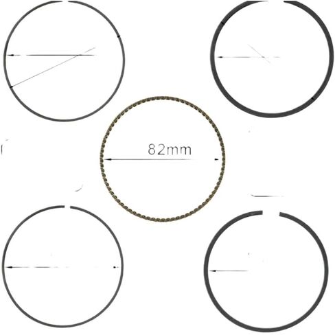 88mm Cylinder Piston Ring Set 13010-ZF6-003 Compatible With GX390 GXV390 GX 390 13HP Motor Gas Engine in Kuwait
