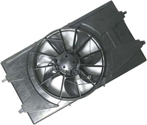 1 x Dual Radiator and Condenser Fan Assembly fits Saturn Ion 2003 2004 Replacement 15860809, 22695586 in Kuwait
