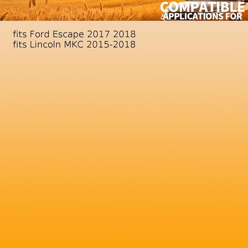 1 X Dual Radiator and Condenser Fan Assembly fits Ford Escape 2017 2018 fits Lincoln MKC 2015 2016 2017 2018 Replacement EJ7Z8C607B in Kuwait