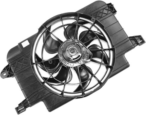 1 Piece Dual Radiator and Condenser Fan Assembly fits Saturn SC1,SC2,SL,SL1,SL2,SW1 1994 1995 1996 1997 1998 1999 2000 2001 2002 Replacement 21031513, 22136898 in Kuwait