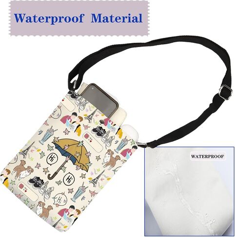 JYTAPP Hi Hi Umbrella Heart Stop TV Show Crossbody Bag Merch Umbrella Hi Merch LGBT Movie Gift Heart Stop Leaves Bag in Saudi Arabia