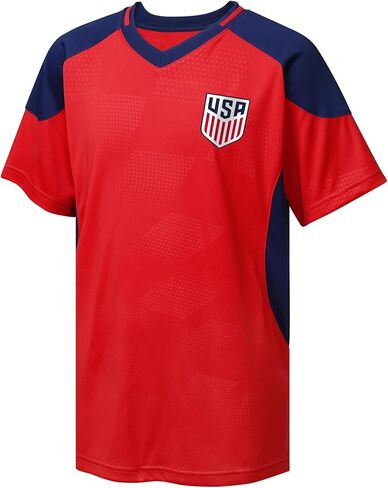 Outerstuff FIFA World Cup 2026 Boys Curling Strike Short Sleeve Crewneck Tee in Saudi Arabia