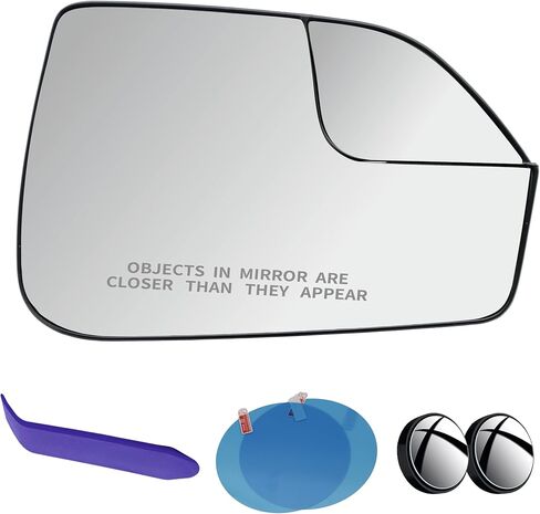 EAP Passenger Side Mirror Glass Compatible with Lincoln MKZ 2013-2020, Heated, DP5Z17K707A FP5Z17K707E in Saudi Arabia