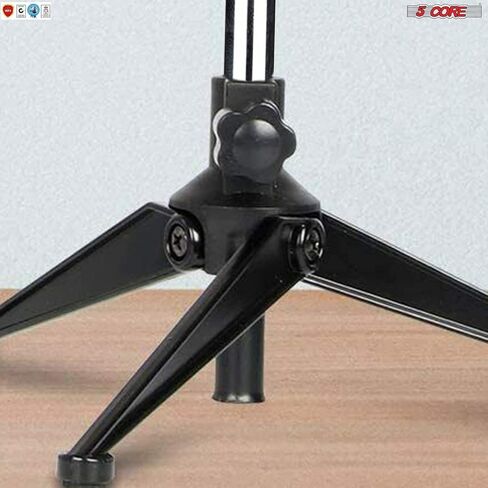 5 Core Desk Mic Stand • Angle Adjustable Table Tripod • Portable Desktop Microphone Stand • Includes Universal Mic Holder • Compatible w Dynamic Handheld Microphones MINI TRIPOD MIC STAND in Kuwait