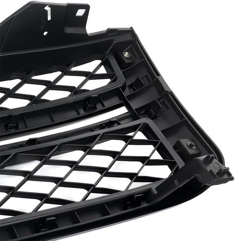 MIC Front Grille Grill Compatible with Silverado 2500 HD 3500 HD 2011-2014 (Gloss Black Trim) in Saudi Arabia