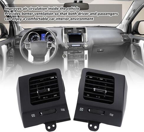 Car Dashboard Air Conditioning Vent Outlet for Prado 2002 to 2009, Car AC Air Vent Outlet Air Conditioner Ventilation Grille, Improved Air Circulation, Car Air Vent Outlet in Saudi Arabia