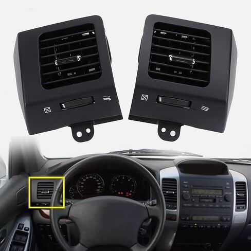 Car Dashboard Air Conditioning Vent Outlet for Prado 2002 to 2009, Car AC Air Vent Outlet Air Conditioner Ventilation Grille, Improved Air Circulation, Car Air Vent Outlet in Saudi Arabia