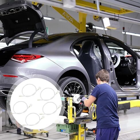 Aerosol Spray Can Nozzle, Fluid Film Paint Nozzles for Cans, 19.68 in 360 Degrees Extension Hose, Suitable for Spray Cans, Liquid Car Nozzle Films, and Body Repair Paint Spray Guns in Kuwait