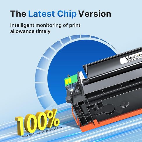 خرطوشة حبر 206A مكونة من 4 عبوات - M283fdw M283cdw بديلة متوافقة لـ HP 206A 206X، تعمل مع HP Color LaserJet Pro MFP M283fdw M283cdw M255dw M282 M283 M255 | W2110A (أسود سماوي أصفر أرجواني) in Saudi Arabia