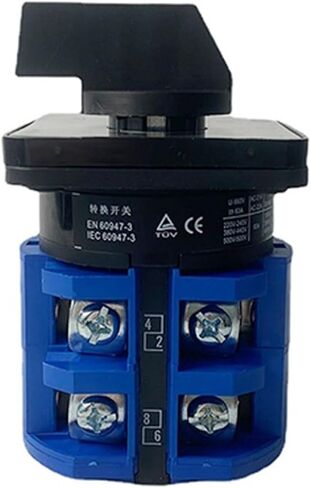 LW26-63 مفتاح كامة دوارة 63A 2 أقطاب مستويات 8 مسامير محطات تحويل متعدد المواضع YMW26-63/2(01) in Kuwait