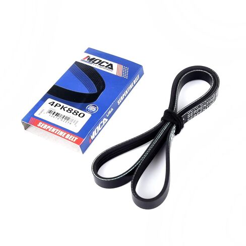 MOCA 4PK880 & 6PK1035 EPDM Serpentine Belt fits for Lexus 1999-2003 ES300 3.0L, 2004-2006 ES330 3.3L, for Toyota 1995-2004 Avalon 3.0L, 1999-2006 Camry 3.0L, 2001-2003 Highlander 3.0L in Kuwait