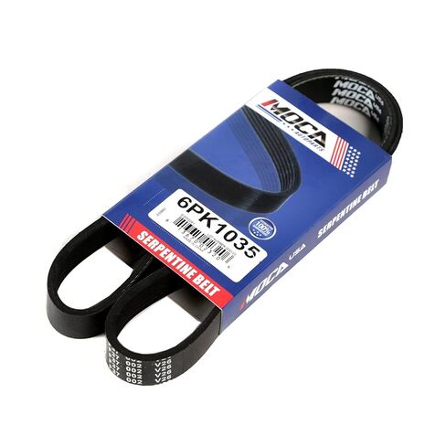 MOCA 4PK880 & 6PK1035 EPDM Serpentine Belt fits for Lexus 1999-2003 ES300 3.0L, 2004-2006 ES330 3.3L, for Toyota 1995-2004 Avalon 3.0L, 1999-2006 Camry 3.0L, 2001-2003 Highlander 3.0L in Kuwait
