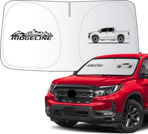 Car Windshield Sun Shade Compatible with Honda Ridgeline 2017-2025 Window Shade Sun Visor Cover Foldable Blocks UV Rays (Ridgeline) in Kuwait