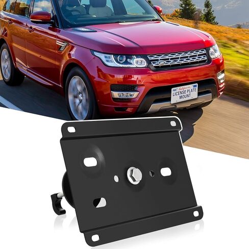 دعامة تثبيت على لوحة ترخيص الشبكة الأمامية بدون حفر متوافقة مع Land Rover Defender، Discovery 5th gen، Discovery Sport 2nd gen، Range Rover 4th gen، Range Rover Evoque 2nd gen، Range Rover Sport in Kuwait