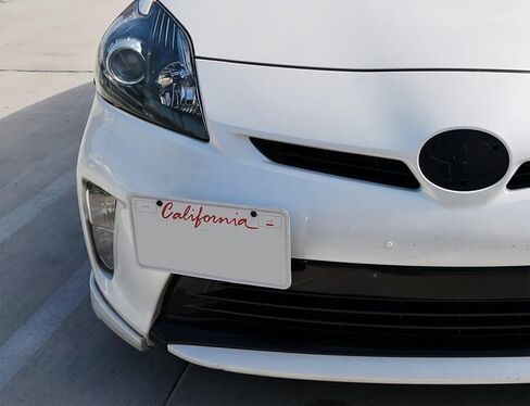 iJDMTOY No Drill Front Bumper Tow Hook License Plate Mounting Bracket Adapter Kit Compatible with 2010-2015 Toyota Prius (XW30) in Kuwait