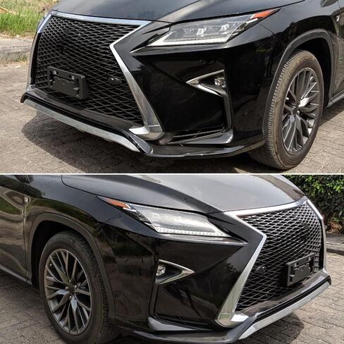 Front License Plate Frame Tag Mounting Bracket Holder Fits for Lexus RX350 RX450h F-Sport 2016 2017 2018 2019 Replace 521140E111 LX1068125 in Saudi Arabia