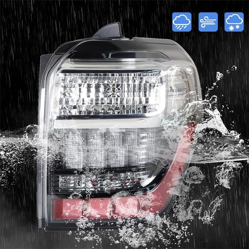 WFLNHB Right Side Tail Light Assembly Replacement for Toyota 4Runner 2014-2020 Passenger Side Rear Brake Lamp 8155135402, TO2819156 in Kuwait