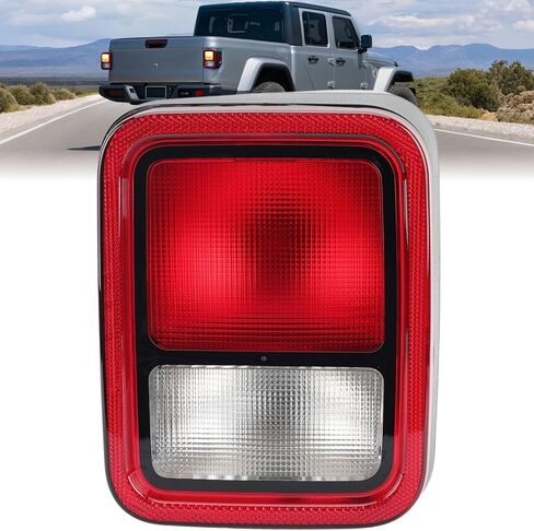 Tail Light Assembly for 2020-2024 Jeep Gladiator Halogen Rear Brake Stop Lamp w/Bulb Replace 68336576AF CH2801227C Right Passenger Side in Kuwait