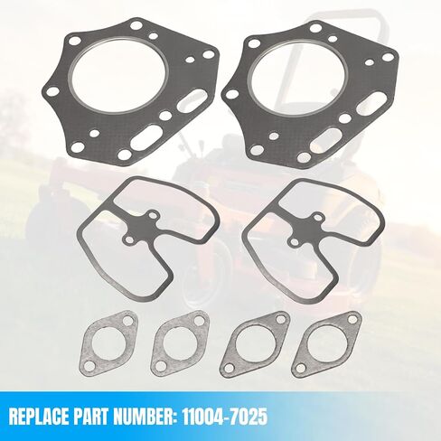 AUTOVIC مجموعة حشيات رأس الأسطوانة لـ Kawasaki FX751V FX801V FX850V طقم سدادات محركات استبدال 11004-7025 in Saudi Arabia