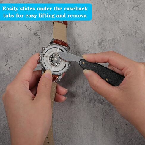 Watch Back Removal Tool 20mm Width Watch Case Opener Knife Watches Battery Removal Tool Repair Replacing Watchmaker Tools Black in Saudi Arabia