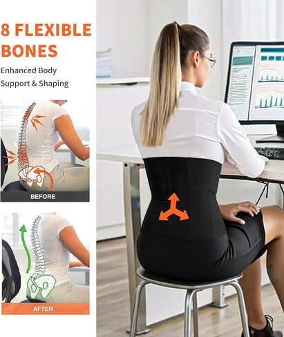 TrainingGirl Waist Trainer Corset for Women Shapewear Tummy Control Body Shaper Postpartum Cincher Segmented Workout Girdle in Saudi Arabia