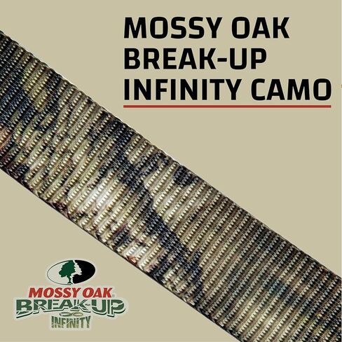 RPS Outdoors SI-2071 Mossy Oak Break-Up Infinity Camo 1" x 10' Ratchet Tie Down Straps (830 lb Safe Working Load / 2,500 lb Tension Strength), 4 Pack in Saudi Arabia