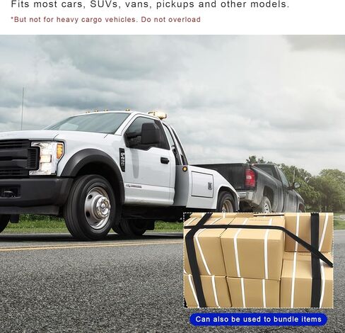 Boat Trailer Winch Strap with Hook, 2" x 20' Strengthened Polyester Emergency Towing Rope, 10000 lbs Heavy Duty Hand Crank Strap Replacement for Towing Jet Ski Truck SUV ATV in Kuwait