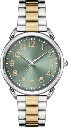 Bisley 35MM Women Watch Stainless Steel Bracelet with Magnetic Clasp Easy to Adjust Wrist Size Without Tool Arabic Number Easy to Read Watch in Kuwait