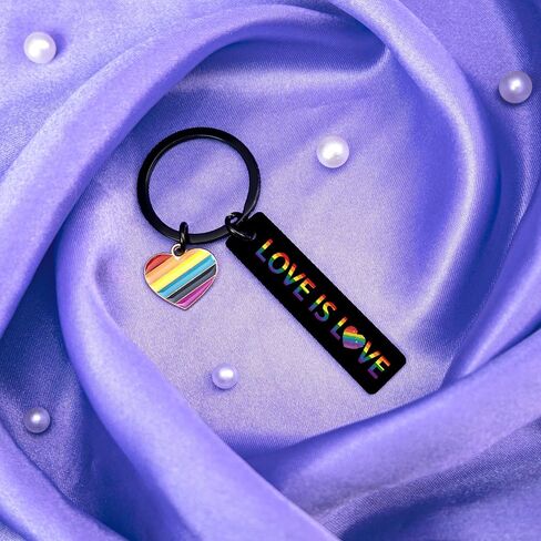 Pride Keychain Gifts For Women Men Gay Lesbian Pride 2026 Accessories Decor LGBTQ Gifts For Lesbians Gay Rainbow Gifts For Women Men pride Month Party Favors LGBTQ Lesbian Stuff in Kuwait