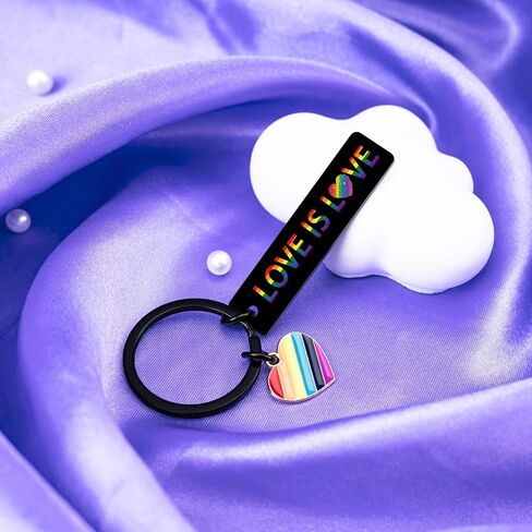Pride Keychain Gifts For Women Men Gay Lesbian Pride 2026 Accessories Decor LGBTQ Gifts For Lesbians Gay Rainbow Gifts For Women Men pride Month Party Favors LGBTQ Lesbian Stuff in Kuwait