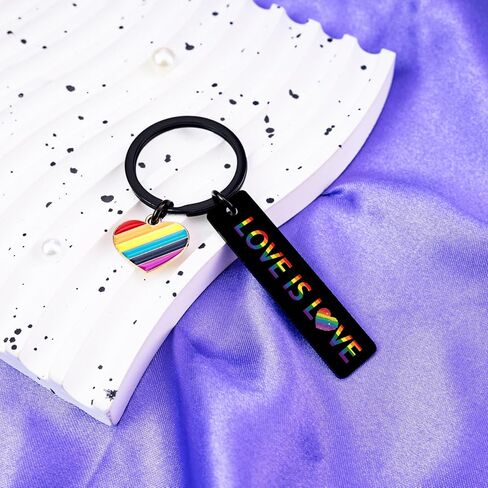 Pride Keychain Gifts For Women Men Gay Lesbian Pride 2026 Accessories Decor LGBTQ Gifts For Lesbians Gay Rainbow Gifts For Women Men pride Month Party Favors LGBTQ Lesbian Stuff in Kuwait