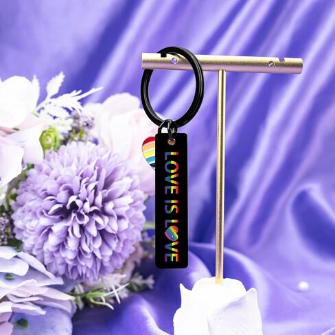 Pride Keychain Gifts For Women Men Gay Lesbian Pride 2026 Accessories Decor LGBTQ Gifts For Lesbians Gay Rainbow Gifts For Women Men pride Month Party Favors LGBTQ Lesbian Stuff in Kuwait