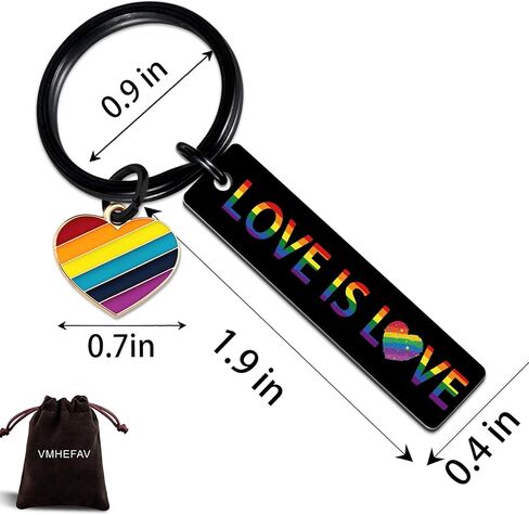 Pride Keychain Gifts For Women Men Gay Lesbian Pride 2026 Accessories Decor LGBTQ Gifts For Lesbians Gay Rainbow Gifts For Women Men pride Month Party Favors LGBTQ Lesbian Stuff in Kuwait