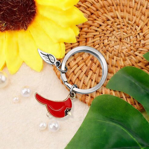 Sympathy Gifts for loss of Loved One Cardinal Keychain Key Chain Key Ring Comfort Funeral Bereavement Gifts Memorial for Loss of Loved Ones Mom Dad Miscarriage Gift Condolence Gift for Grieving Friend in Kuwait