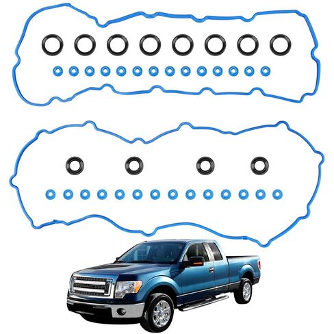 COOL STAR VS50902R Engine Valve Cover Gasket Set Compatible with Ford F150 2014-2017 Compatible with Ford Mustang 2015-2020 Replace ER3Z6584A ER3Z6584B 263207 263-207 VS50836 263206 in Saudi Arabia