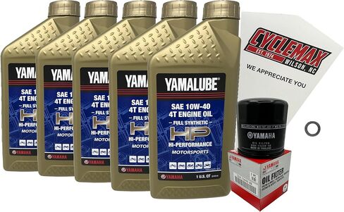 Full-Synthetic Yamalube Oil Change Kit compatible with 2016-2025 Yamaha YXZ1000 in Saudi Arabia